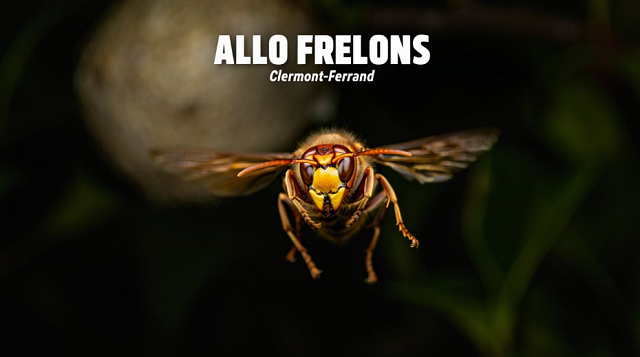 Qui appeler pour détruire un nid de frelons à Clermont-Ferrand