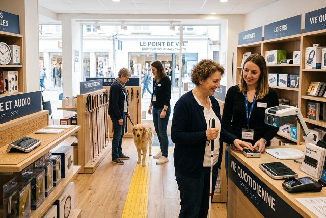 Boutique malvoyants