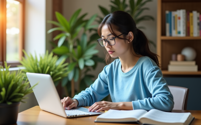 Pourquoi choisir un cours d'anglais en ligne intensif pour booster son niveau ?