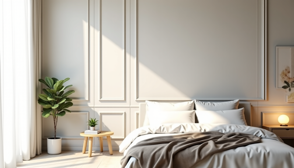 Lambris mural : l'astuce chic pour une chambre