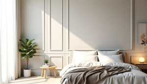Lambris mural : l'astuce chic pour une chambre