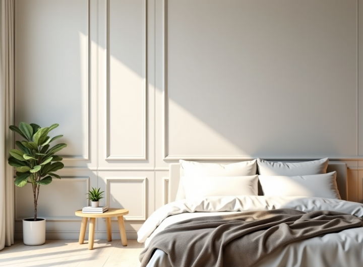 Lambris mural : l'astuce chic pour une chambre